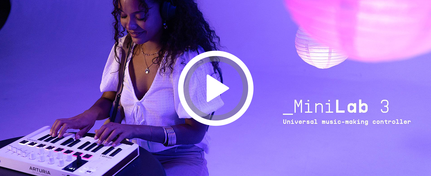 Amazon.com: Arturia MiniLab 3 - Universal MIDI Controller for